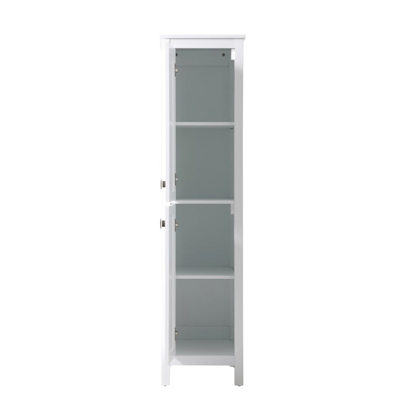Elegant Lighting Adian 16" Bathroom Storage Cabinet, White