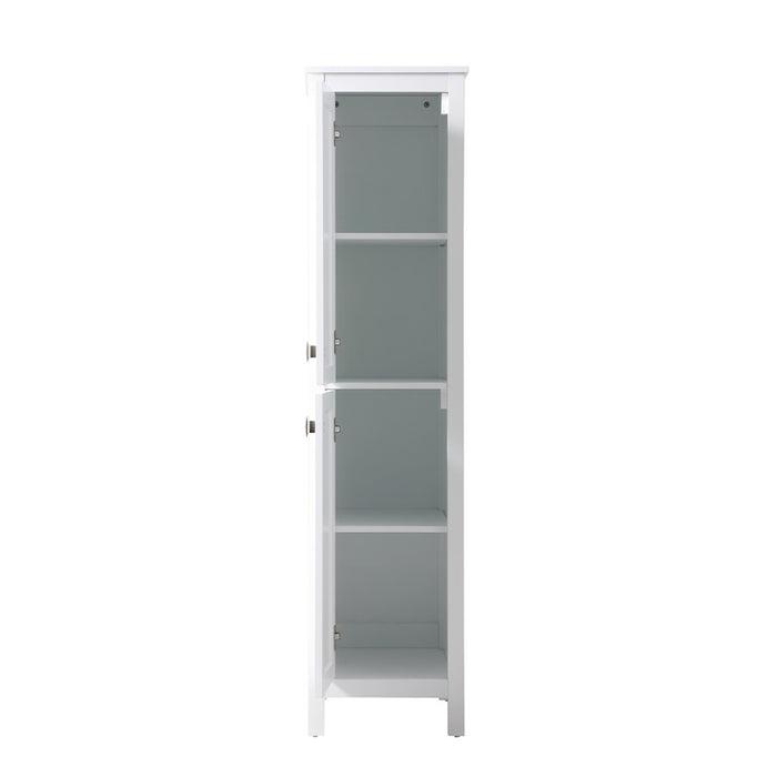 Elegant Lighting Adian 16" Bathroom Storage Cabinet, White