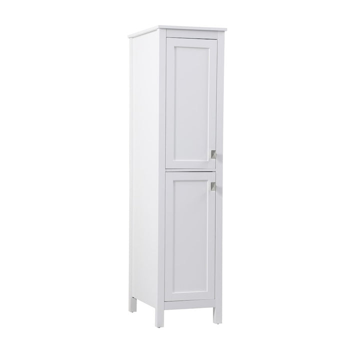 Elegant Lighting Adian 16" Bathroom Storage Cabinet, White