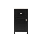 Elegant Lighting Adian 18" Bathroom Storage Cabinet, Black - SC011830BK