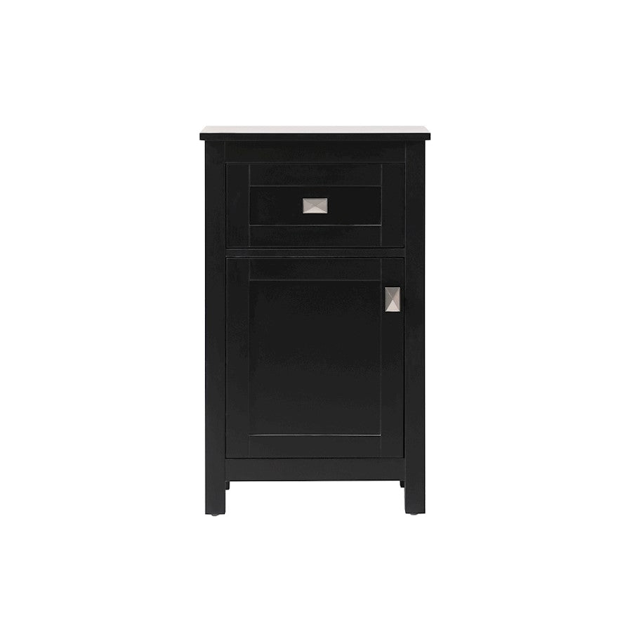 Elegant Lighting Adian 18" Bathroom Storage Cabinet, Black - SC011830BK