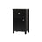 Elegant Lighting Adian 18" Bathroom Storage Cabinet, Black