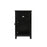 Elegant Lighting Adian 18" Bathroom Storage Cabinet, Black