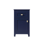 Elegant Lighting Adian 18" Bathroom Storage Cabinet, Blue - SC011830BL