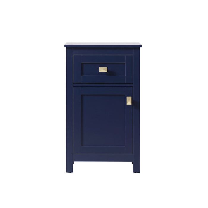 Elegant Lighting Adian 18" Bathroom Storage Cabinet, Blue - SC011830BL