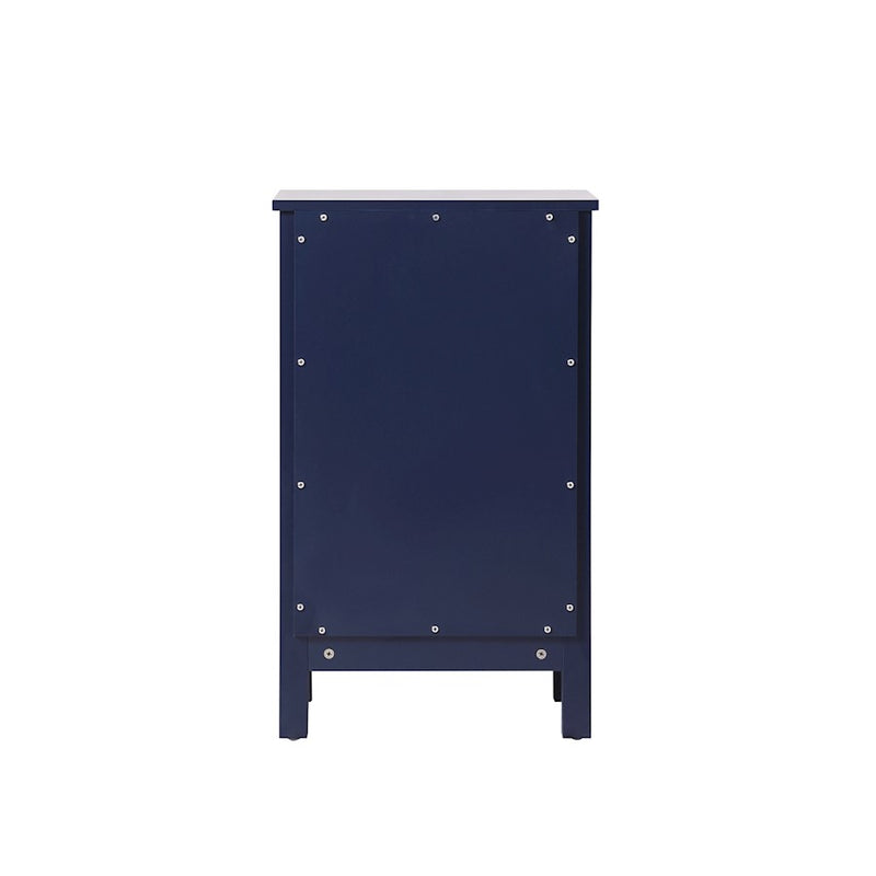 Elegant Lighting Adian 18" Bathroom Storage Cabinet, Blue