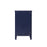 Elegant Lighting Adian 18" Bathroom Storage Cabinet, Blue