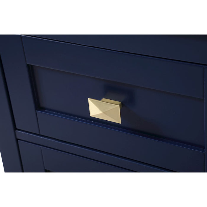 Elegant Lighting Adian 18" Bathroom Storage Cabinet, Blue