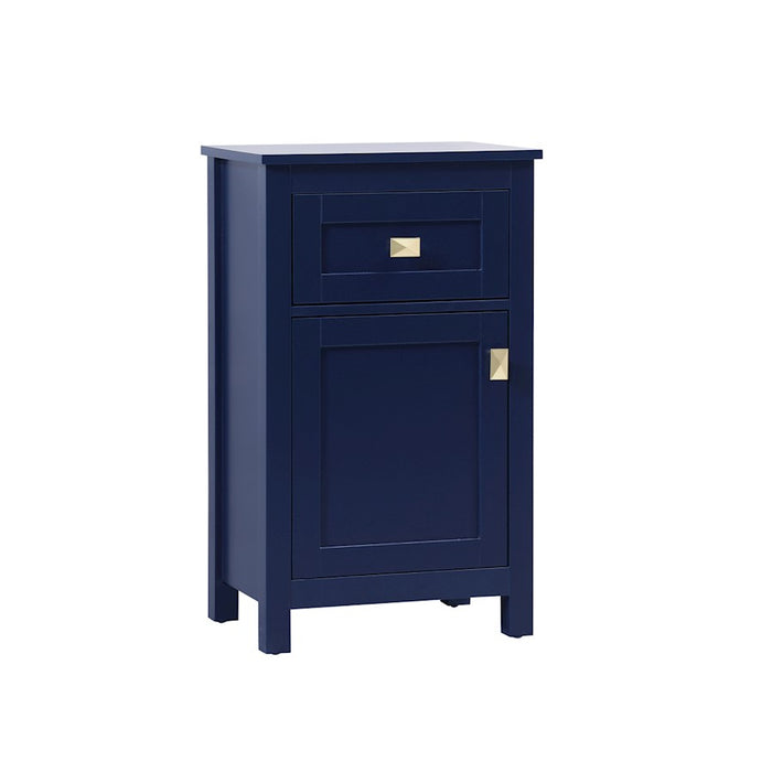 Elegant Lighting Adian 18" Bathroom Storage Cabinet, Blue