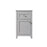 Elegant Lighting Adian 18" Bathroom Storage Cabinet, Grey - SC011830GR