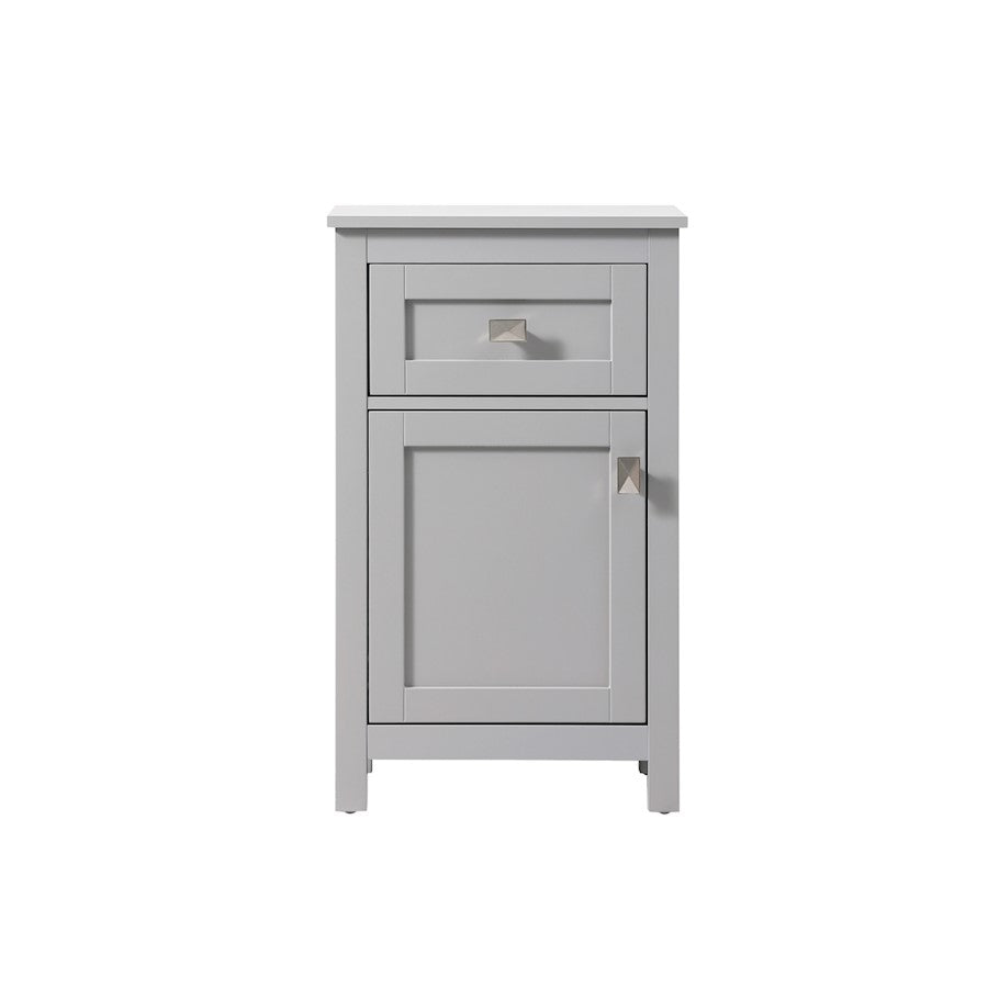 Elegant Lighting Adian 18" Bathroom Storage Cabinet, Grey - SC011830GR