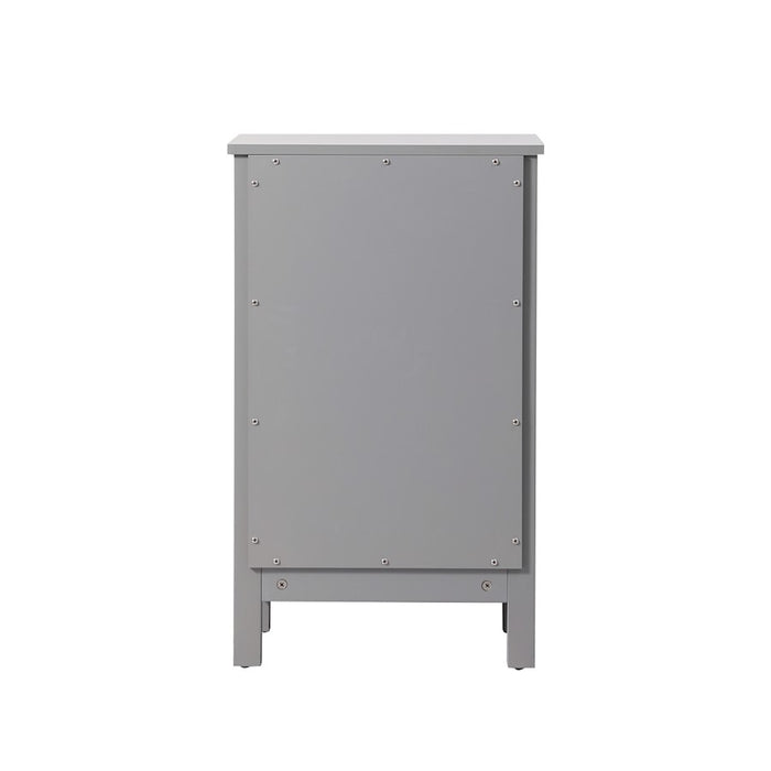 Elegant Lighting Adian 18" Bathroom Storage Cabinet, Grey
