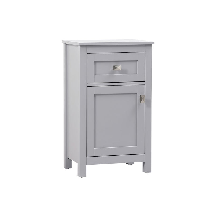 Elegant Lighting Adian 18" Bathroom Storage Cabinet, Grey