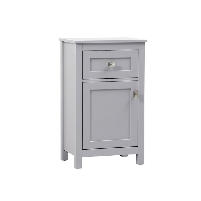 Elegant Lighting Adian 18" Bathroom Storage Cabinet, Grey