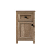 Elegant Lighting Adian 18" Bathroom Storage Cabinet, Natural Oak - SC011830NT