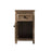 Elegant Lighting Adian 18" Bathroom Storage Cabinet, Natural Oak