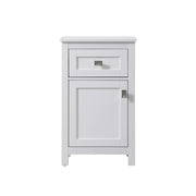 Elegant Lighting Adian 18" Bathroom Storage Cabinet, White - SC011830WH