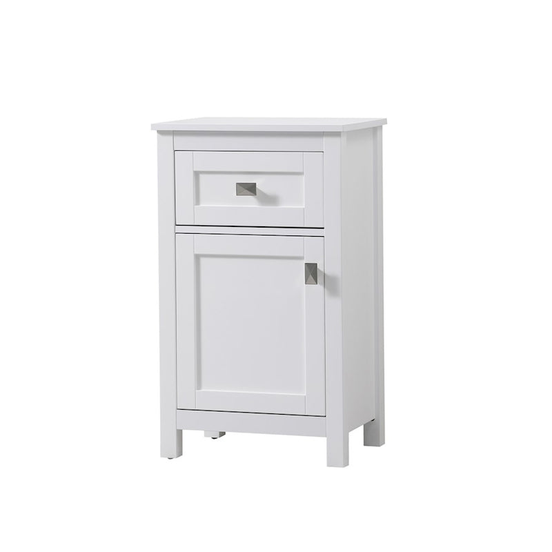 Elegant Lighting Adian 18" Bathroom Storage Cabinet, White