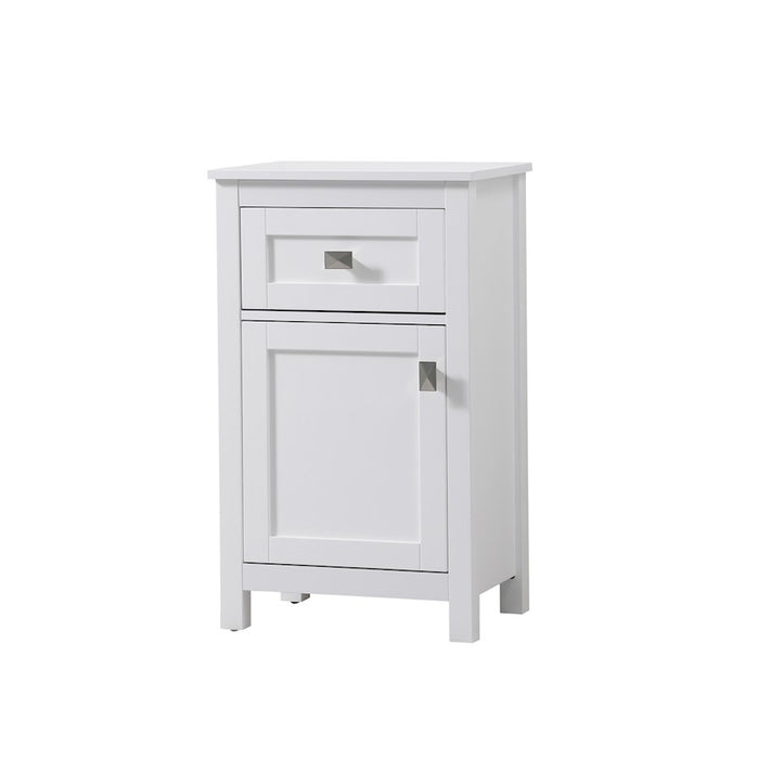 Elegant Lighting Adian 18" Bathroom Storage Cabinet, White