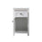 Elegant Lighting Adian 18" Bathroom Storage Cabinet, White