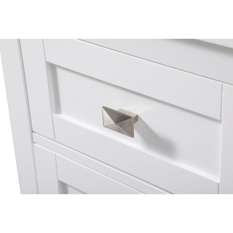 Elegant Lighting Adian 18" Bathroom Storage Cabinet, White