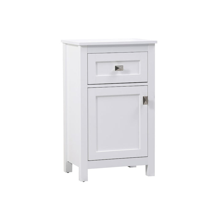 Elegant Lighting Adian 18" Bathroom Storage Cabinet, White