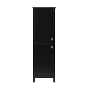 Elegant Lighting Adian 20" Bathroom Storage Cabinet, Black - SC012065BK