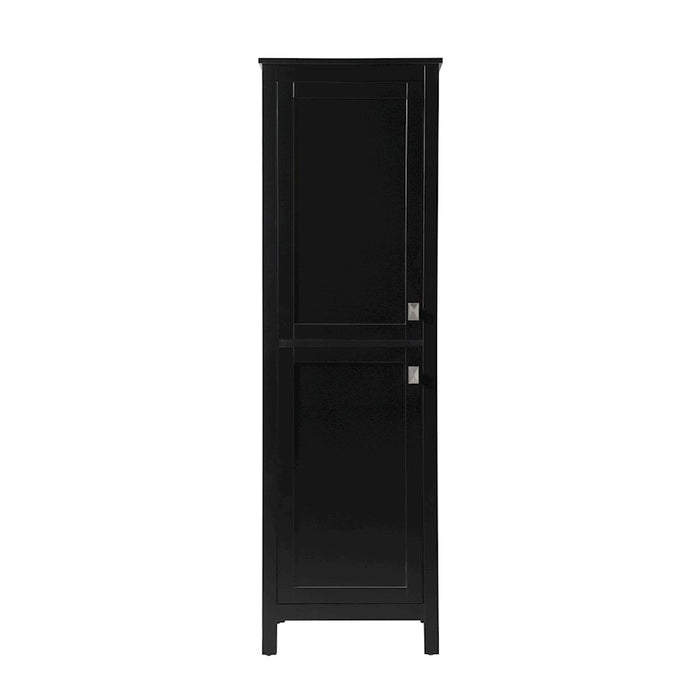 Elegant Lighting Adian 20" Bathroom Storage Cabinet, Black - SC012065BK