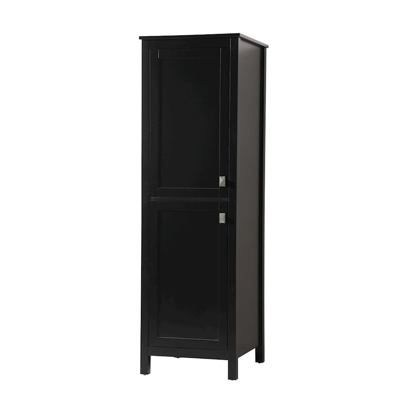 Elegant Lighting Adian 20" Bathroom Storage Cabinet, Black