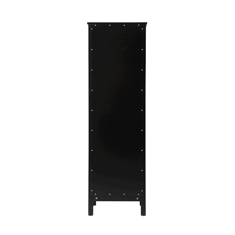 Elegant Lighting Adian 20" Bathroom Storage Cabinet, Black
