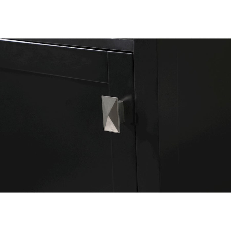 Elegant Lighting Adian 20" Bathroom Storage Cabinet, Black