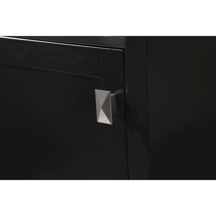Elegant Lighting Adian 20" Bathroom Storage Cabinet, Black