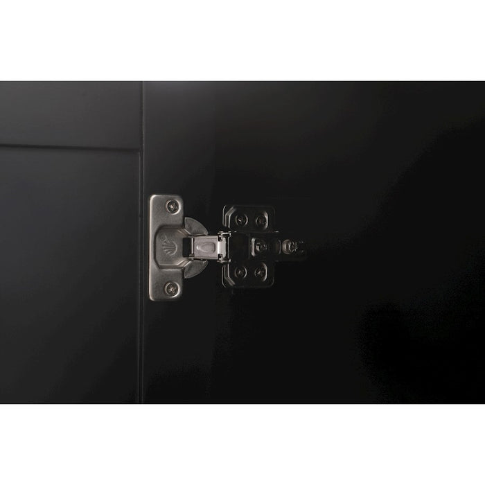 Elegant Lighting Adian 20" Bathroom Storage Cabinet, Black