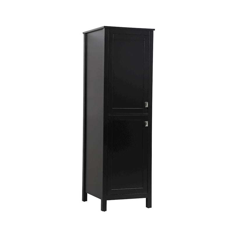 Elegant Lighting Adian 20" Bathroom Storage Cabinet, Black
