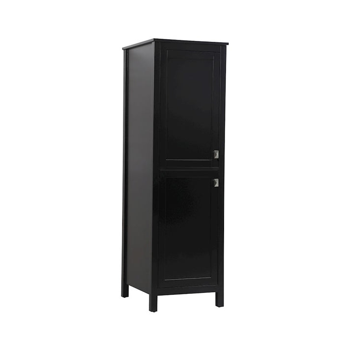 Elegant Lighting Adian 20" Bathroom Storage Cabinet, Black