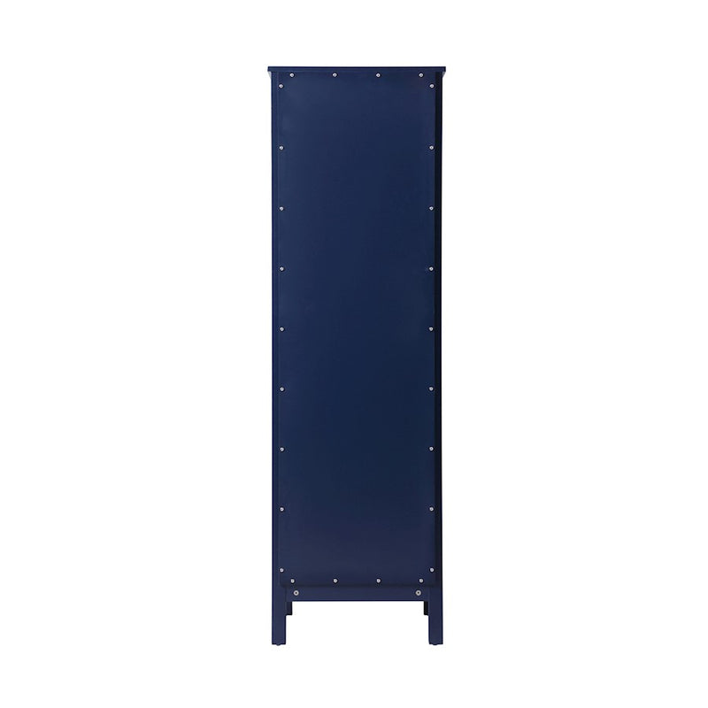 Elegant Lighting Adian 20" Bathroom Storage Cabinet, Blue