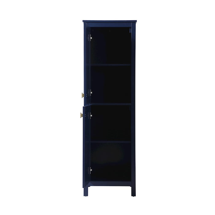 Elegant Lighting Adian 20" Bathroom Storage Cabinet, Blue