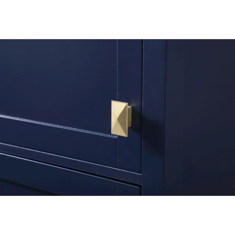 Elegant Lighting Adian 20" Bathroom Storage Cabinet, Blue