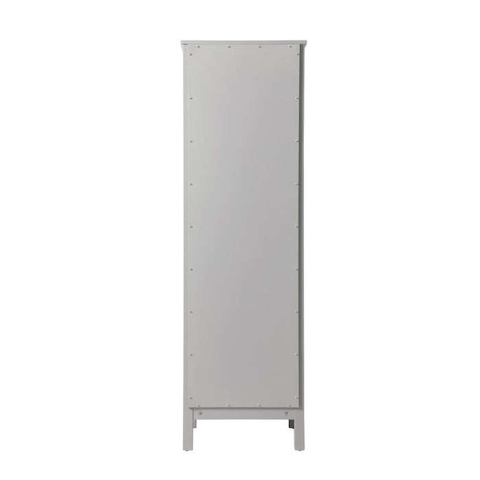 Elegant Lighting Adian 20" Bathroom Storage Cabinet, Grey