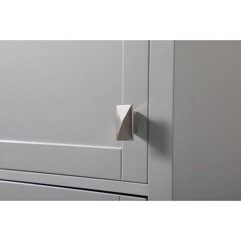 Elegant Lighting Adian 20" Bathroom Storage Cabinet, Grey