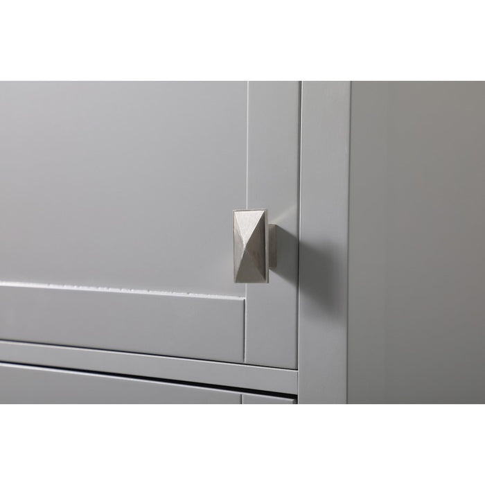 Elegant Lighting Adian 20" Bathroom Storage Cabinet, Grey