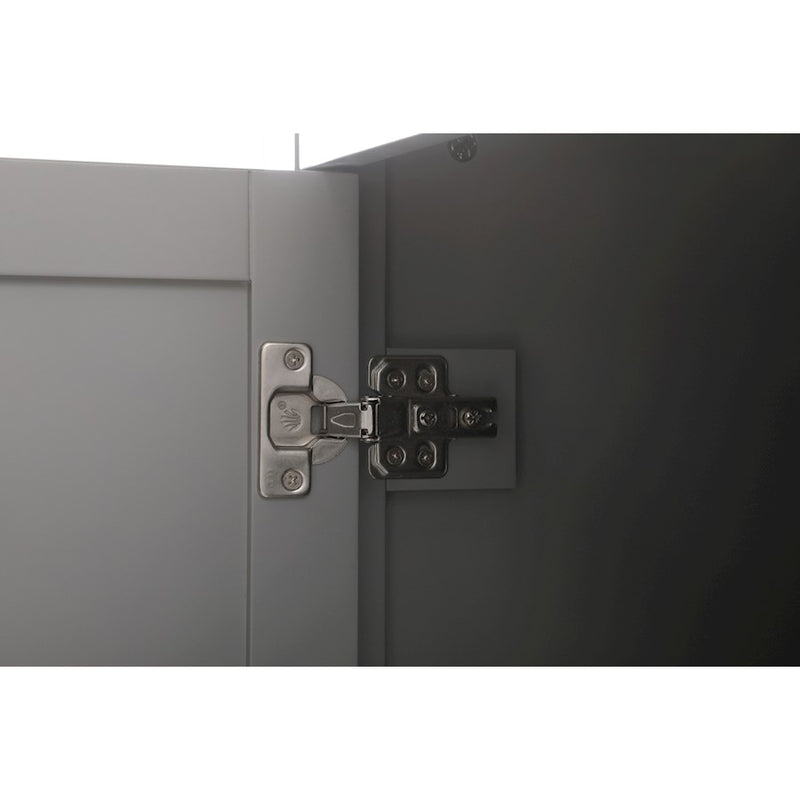 Elegant Lighting Adian 20" Bathroom Storage Cabinet, Grey