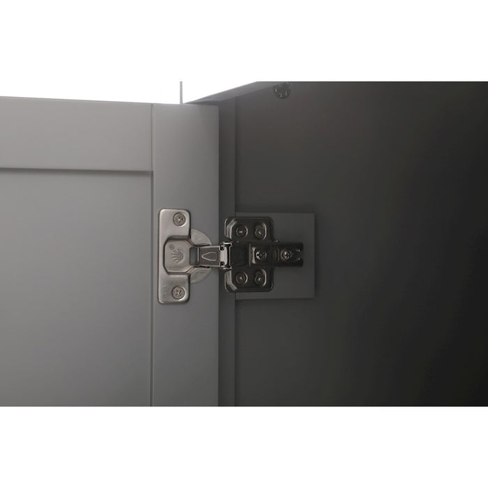 Elegant Lighting Adian 20" Bathroom Storage Cabinet, Grey