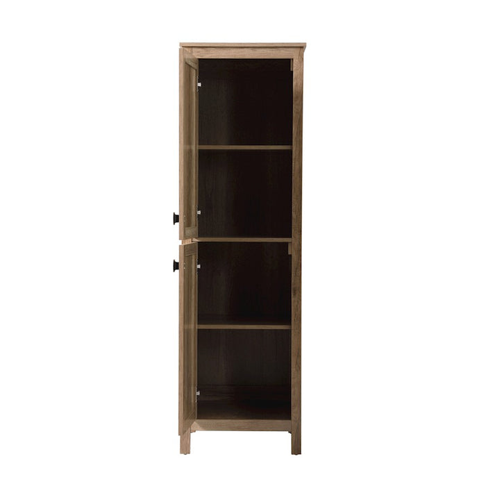 Elegant Lighting Adian 20" Bathroom Storage Cabinet, Natural Oak
