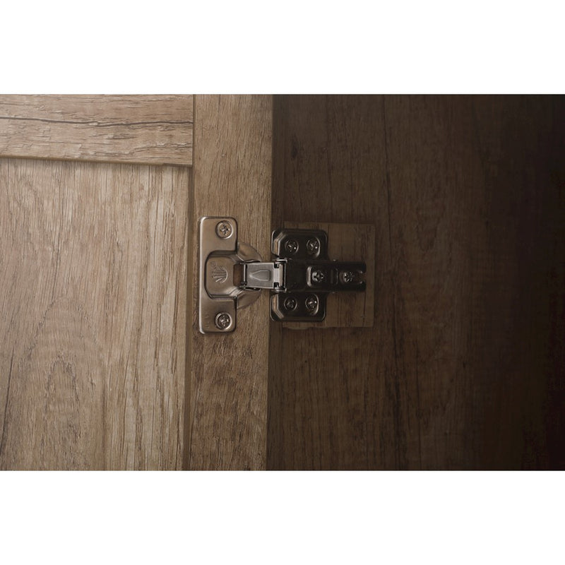 Elegant Lighting Adian 20" Bathroom Storage Cabinet, Natural Oak