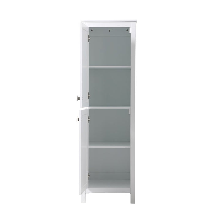 Elegant Lighting Adian 20" Bathroom Storage Cabinet, White