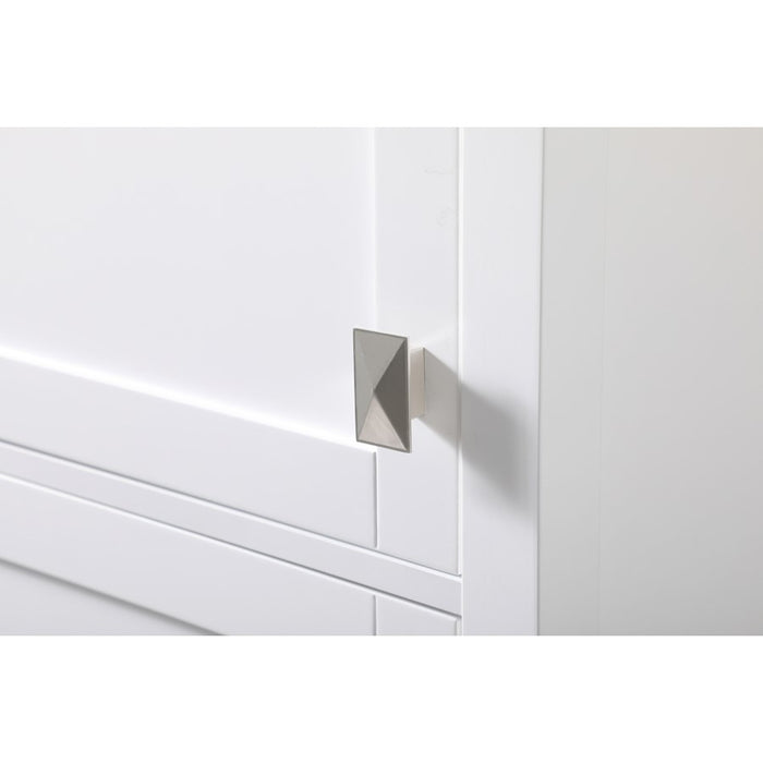Elegant Lighting Adian 20" Bathroom Storage Cabinet, White