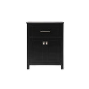 Elegant Lighting Adian 24" Bathroom Storage Cabinet, Black - SC012430BK