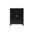 Elegant Lighting Adian 24" Bathroom Storage Cabinet, Black - SC012430BK