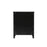 Elegant Lighting Adian 24" Bathroom Storage Cabinet, Black